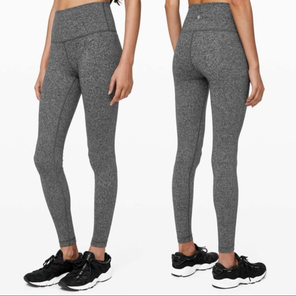 Lululemon Wunder Under heathered gray sz 8 EUC